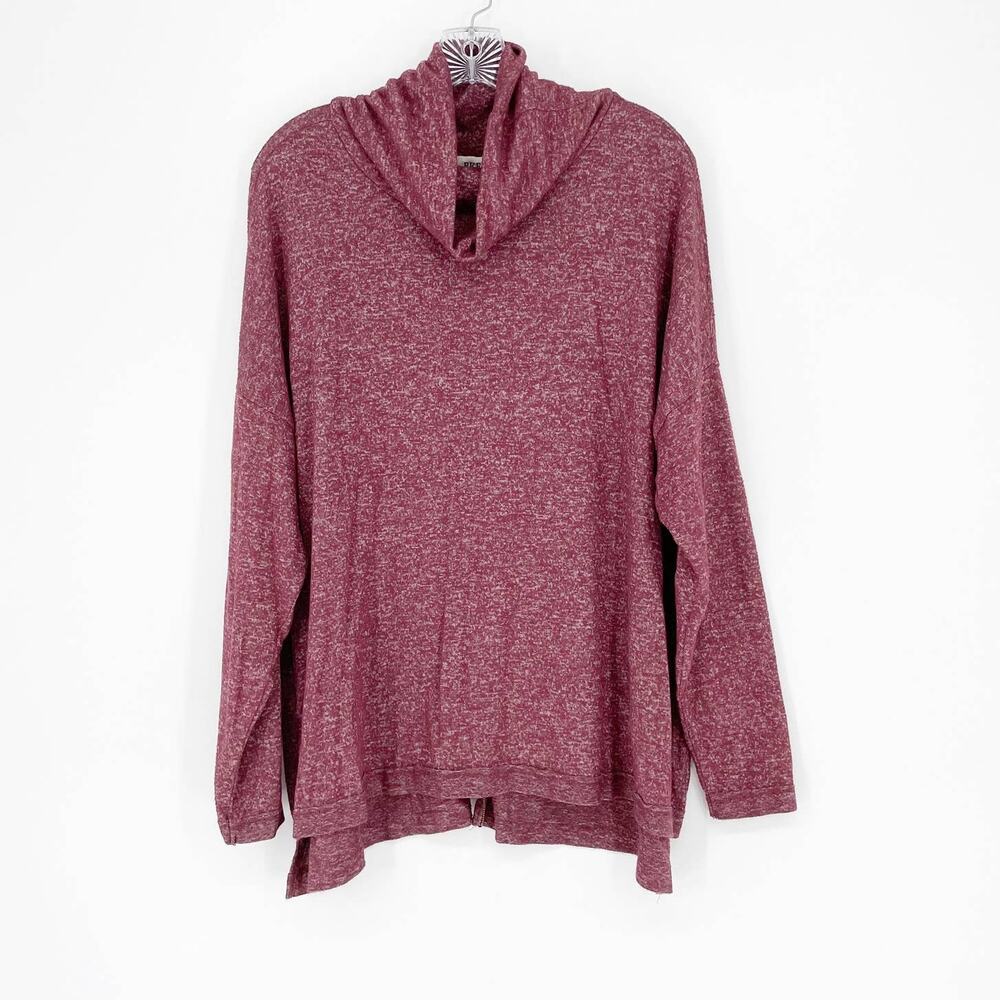 BKE Soft Red Turtleneck Sweatshirt Size Medium